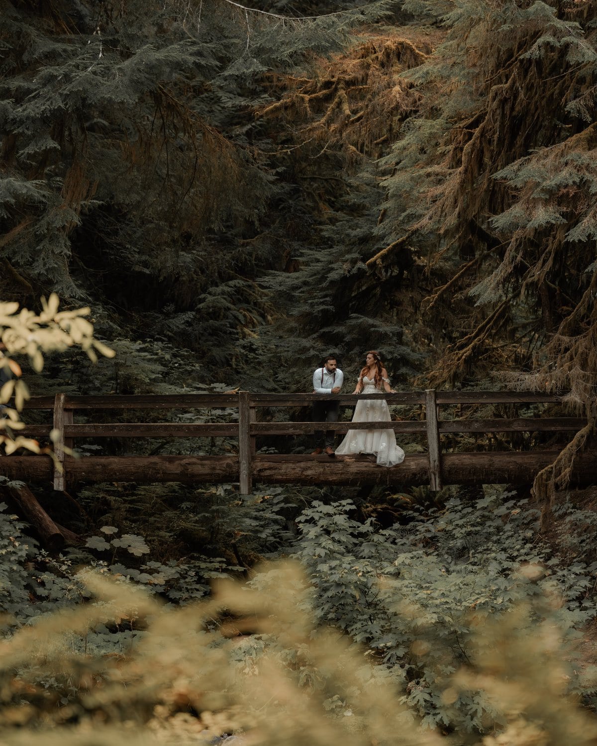 Jose and Alyah — a coastal and old-growth forest elopement