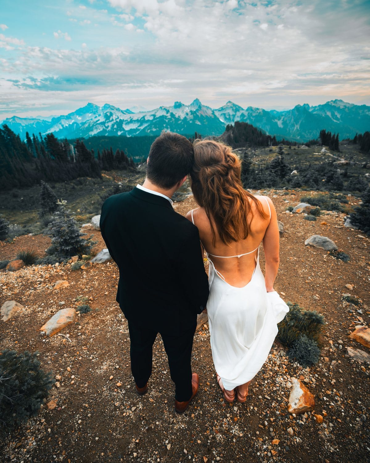 Tyler and Brittany — a Mt. Rainier elopement